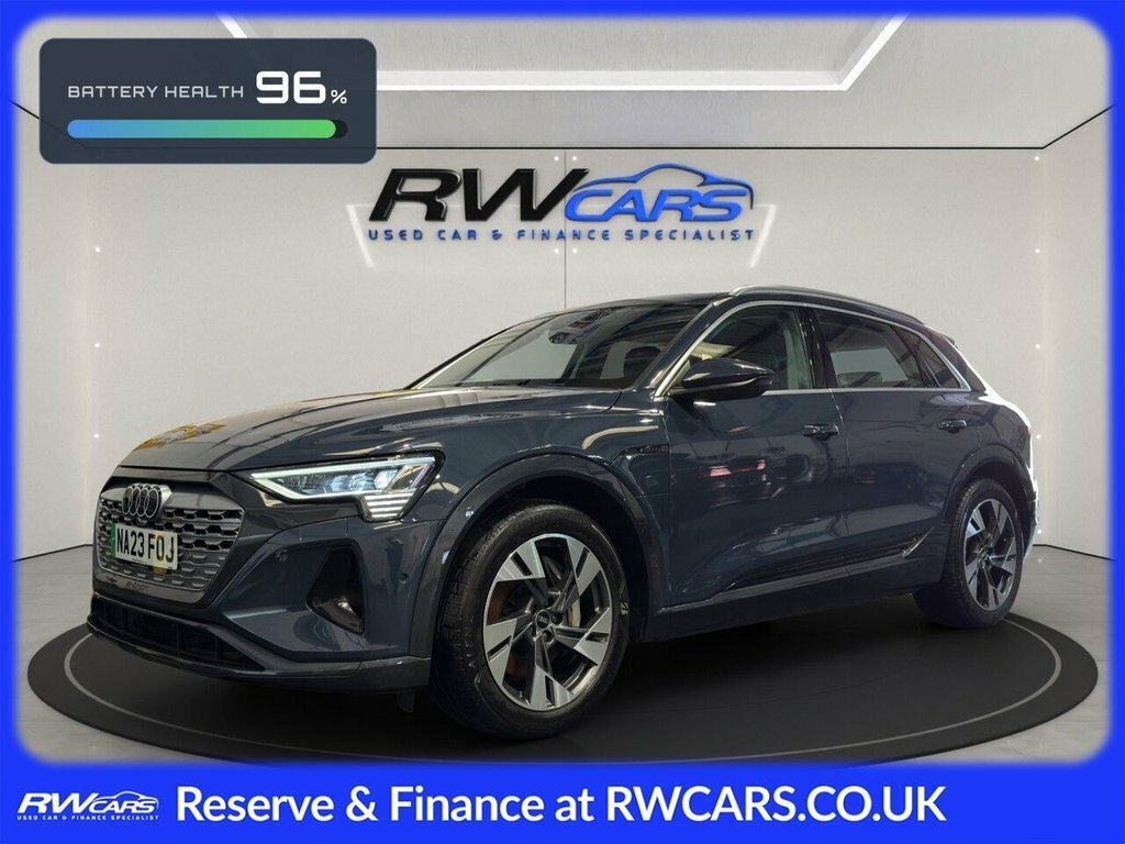 Audi Q8 e tron Suv Blue