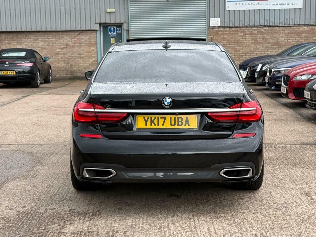 BMW 7 Series 3.0 730Ld M Sport Saloon Black #4