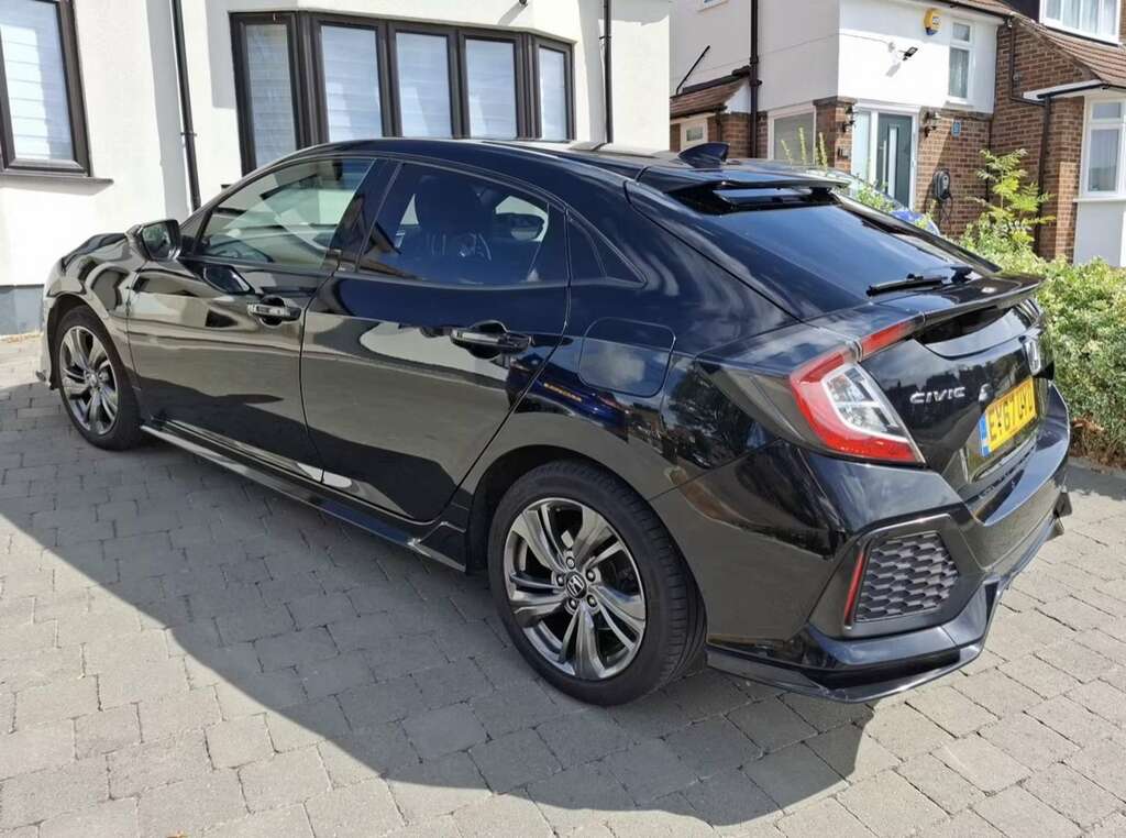 Honda Civic 1.5 Civic Sport Vtec Cvt Black #2