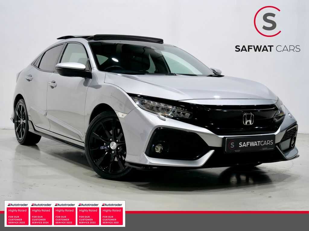 Honda Civic 2019 1.5 Vtec Turbo Gpf Sport Plus Hatchback P Silver