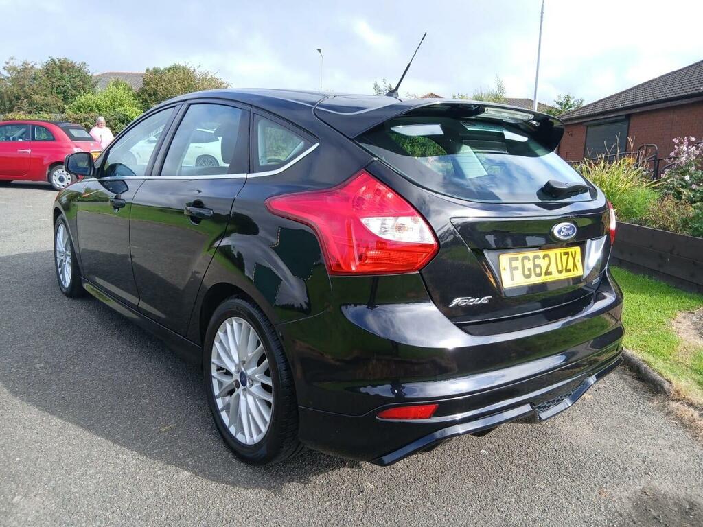 Ford Focus Hatchback 1.6 Tdci Zetec S Euro 5 Ss 2012 FG62UZX Black #5
