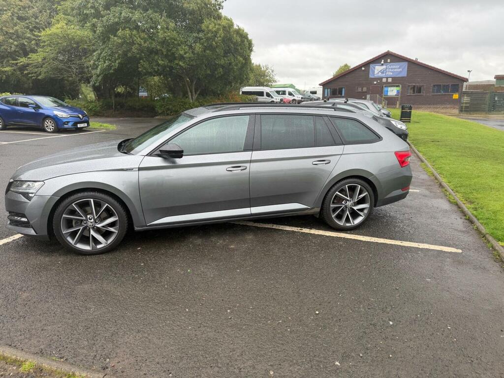 Skoda Superb 2.0 Tdi Sportline Plus Dsg Euro 6 Ss Grey #4
