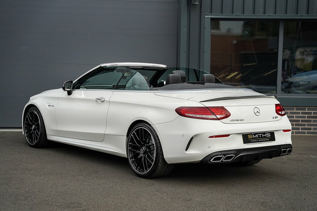 Mercedes-Benz C Class C63 V8 Biturbo Amg White #3