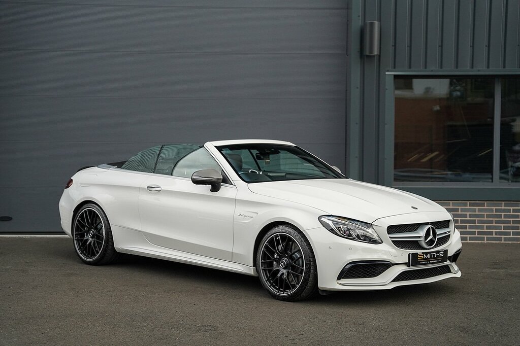 Mercedes-Benz C Class C63 V8 Biturbo Amg White #4