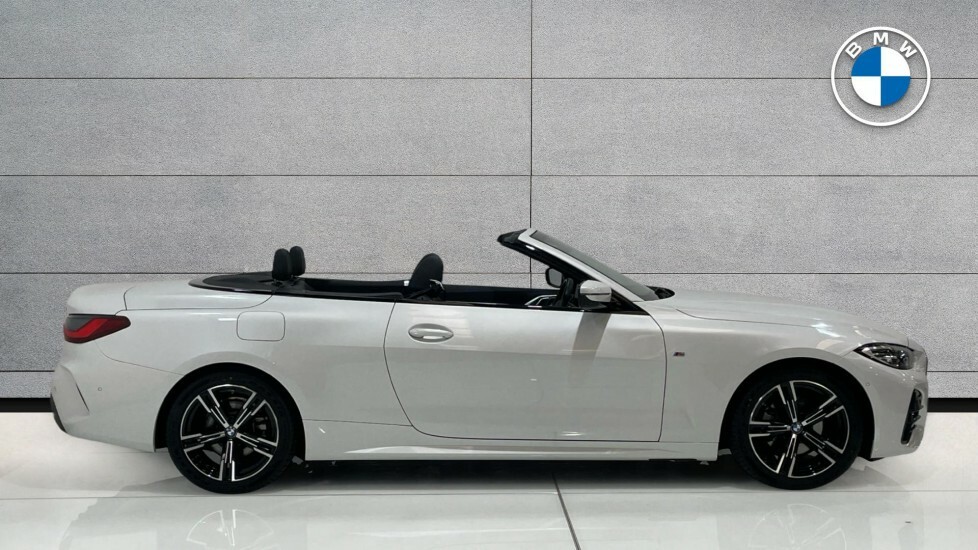 BMW 4 Series 420I M Sport Convertible White #5