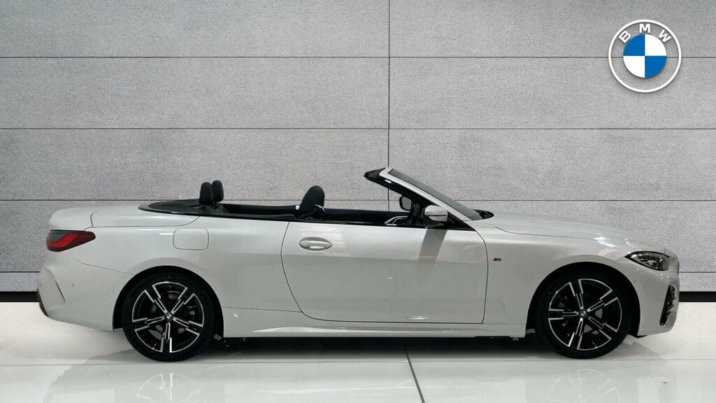 BMW 4 Series 420I M Sport Convertible White #6