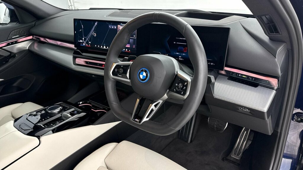 BMW i5 I5 M60 Saloon Blue #12