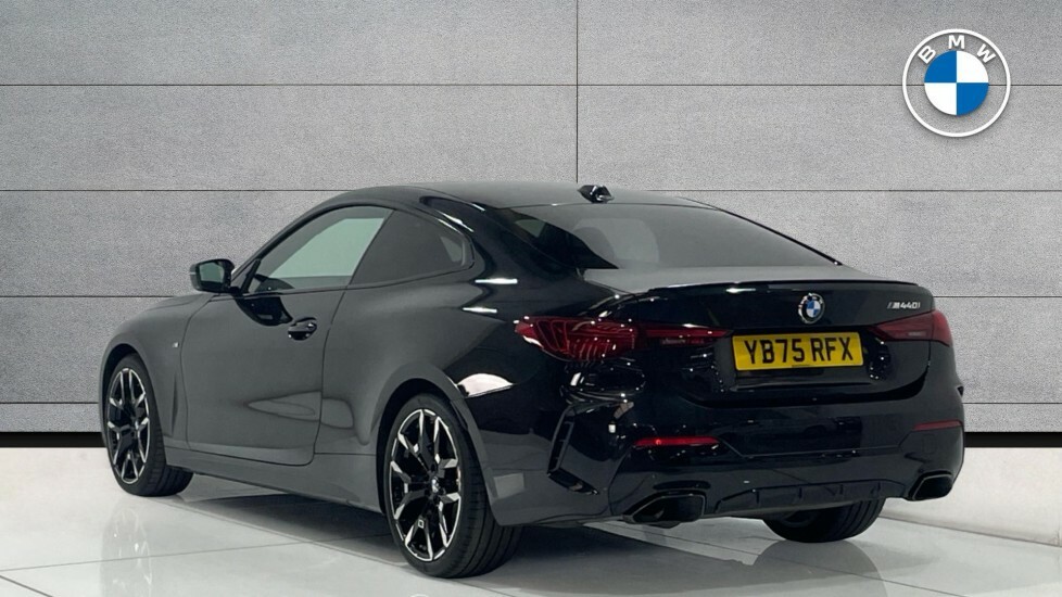 BMW 4 Series Gran Coupe M440i Xdrive Coupe Black #4