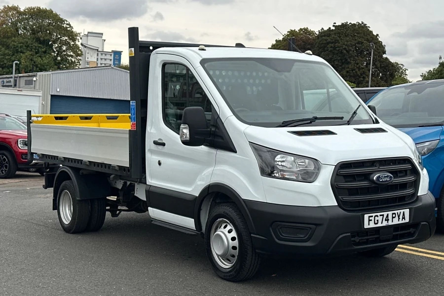 Ford Transit Custom Transit Leader Single Chassis Cab 350 L2 2.0L Ecob White