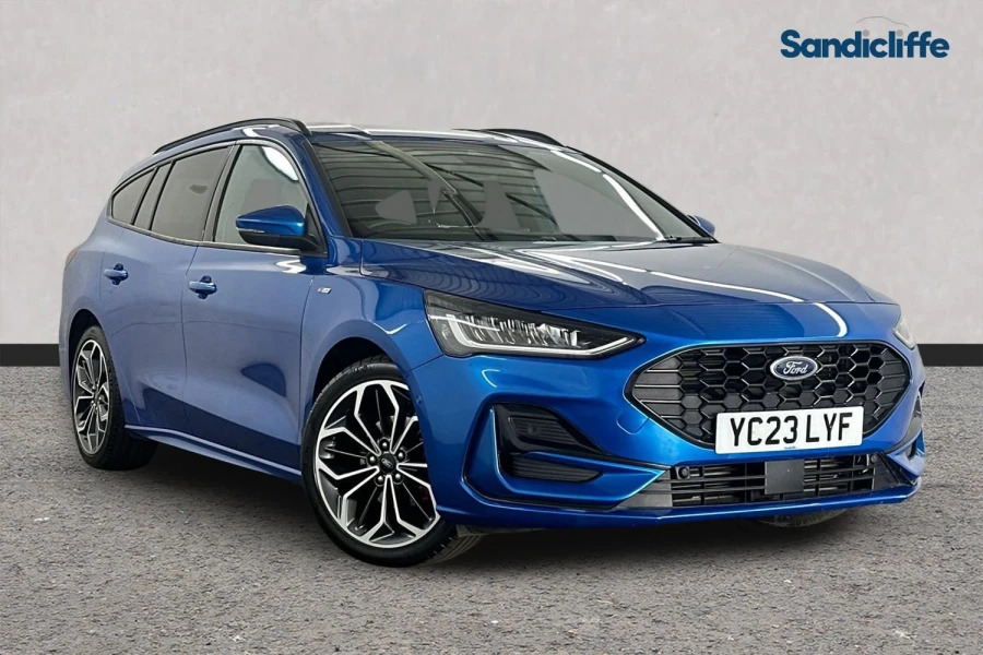 Ford Focus Focus St-line X Estate 1.0L Ecoboost 155Ps Mhev Fw Blue