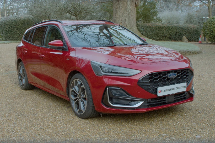 Ford Focus Focus St-line X Estate 1.0L Ecoboost 155Ps Mhev Fw Blue
