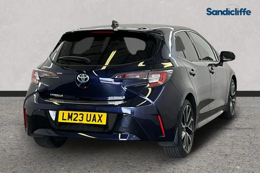 Toyota Corolla Corolla 1.8 Vvt-i Hybrid Excel Cvt Hatchback Blue #4
