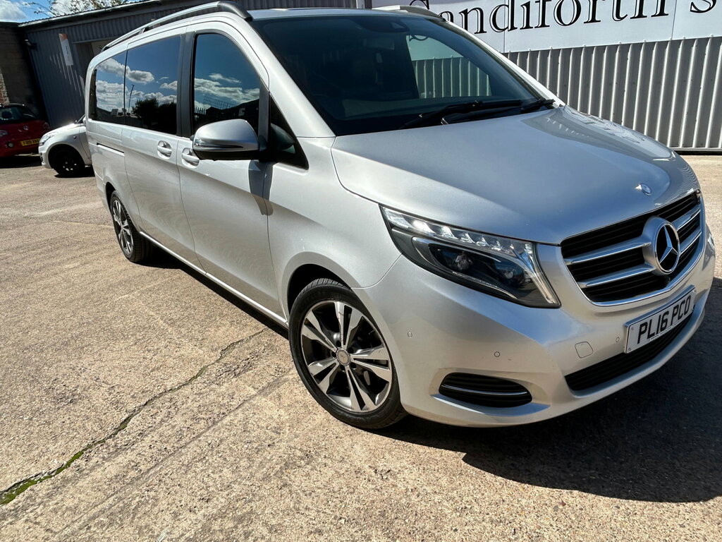 Mercedes-Benz V Class 2.2 V250d Bluetec Sport Mpv G-tronic E Silver #2