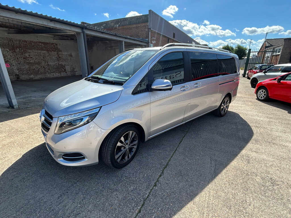Mercedes-Benz V Class 2.2 V250d Bluetec Sport Mpv G-tronic E Silver #3