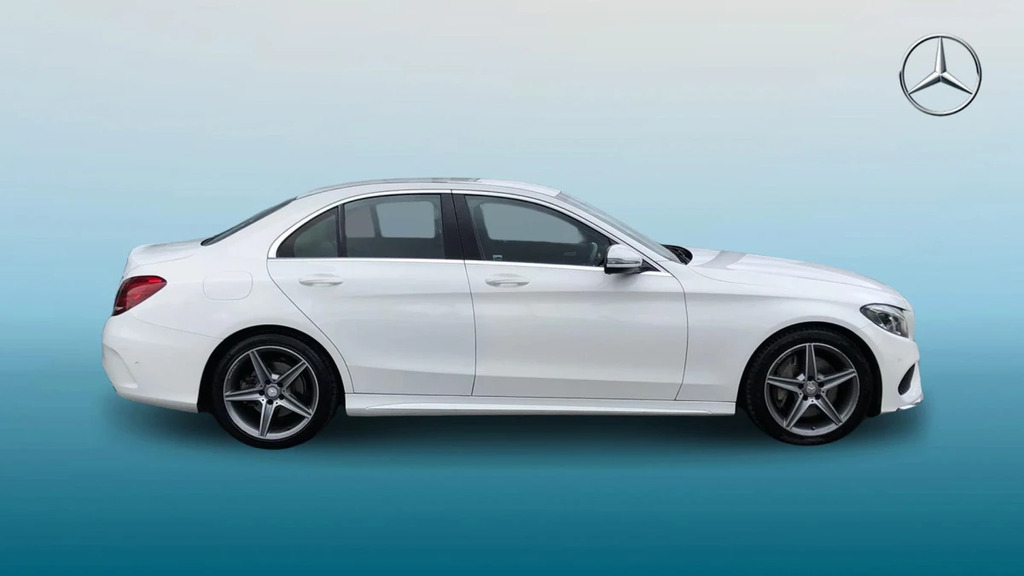 Mercedes-Benz C Class C250 D Amg Line LL66OCR White #4