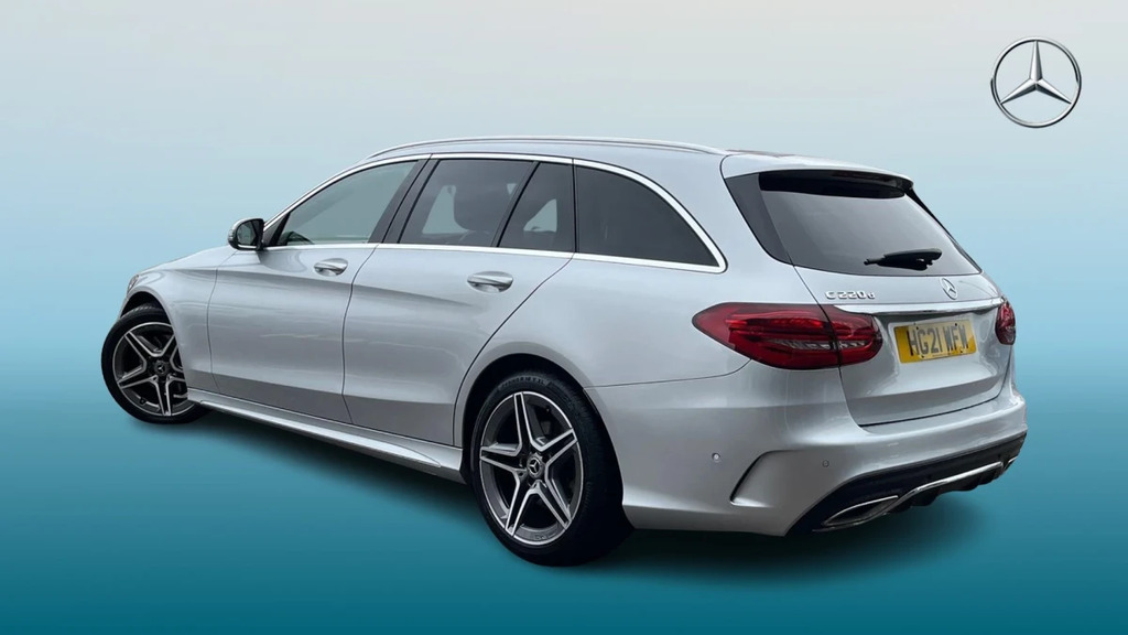 Mercedes-Benz C Class C 220 Amg Line Edition D HG21WFW Silver #2
