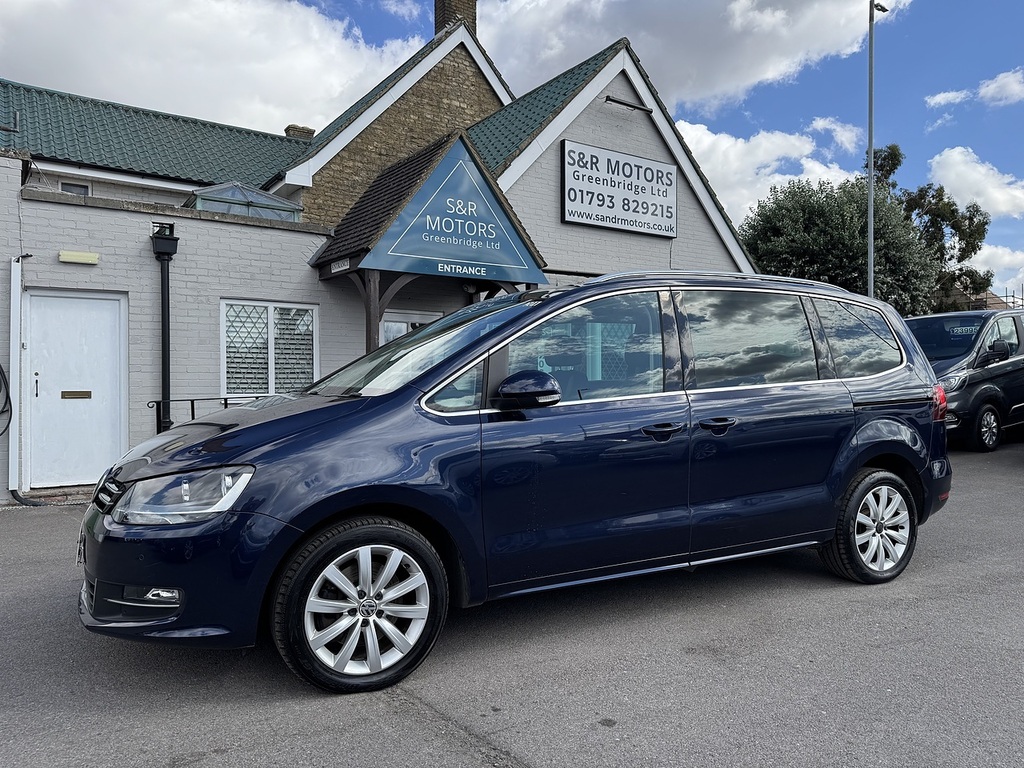 Volkswagen Sharan Se Tdi Bluemotion Technology White #3
