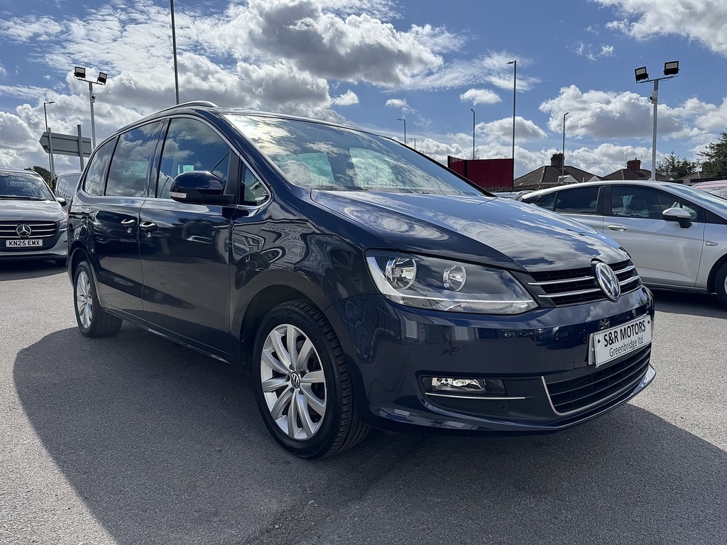 Volkswagen Sharan Se Tdi Bluemotion Technology White #7