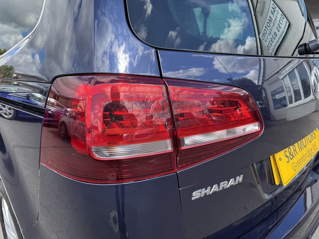 Volkswagen Sharan Se Tdi Bluemotion Technology White #14
