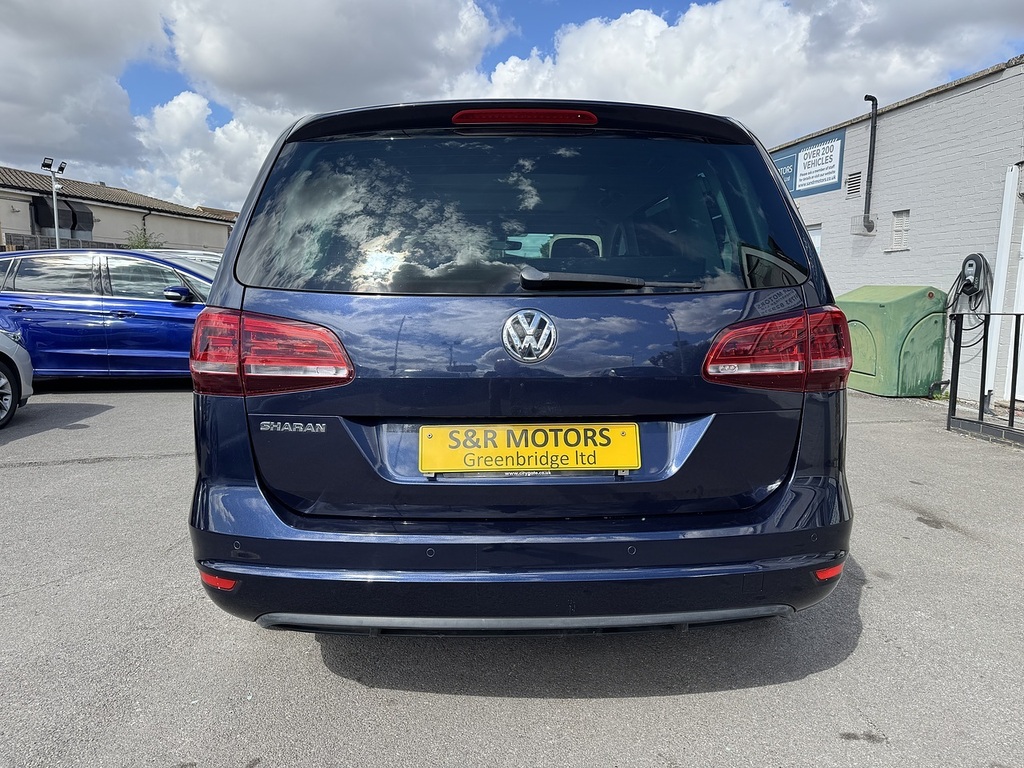 Volkswagen Sharan Se Tdi Bluemotion Technology White #5