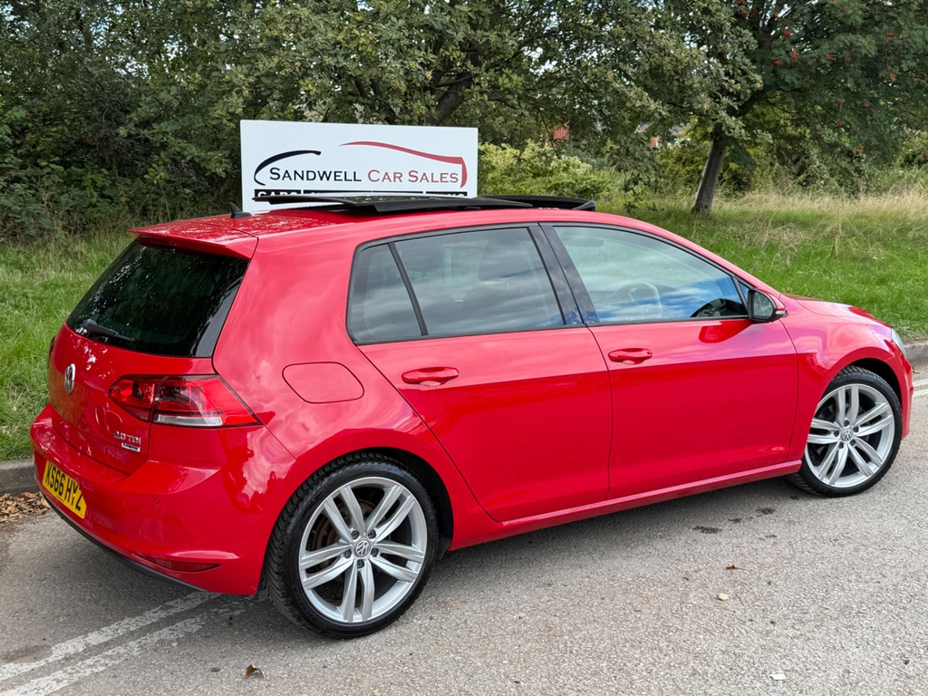 Volkswagen Golf 2.0 Tdi Bluemotion Tech Gt Edition Euro 6 Ss Red #4