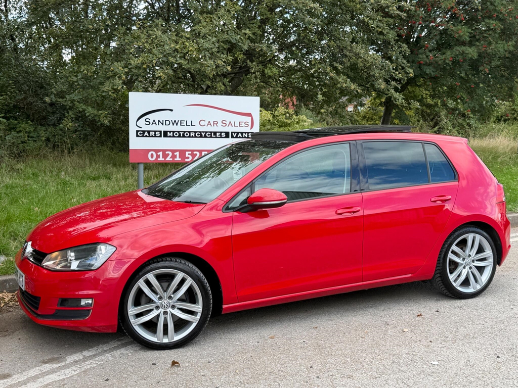 Volkswagen Golf 2.0 Tdi Bluemotion Tech Gt Edition Euro 6 Ss Red