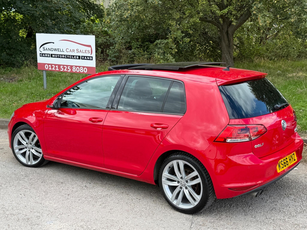 Volkswagen Golf 2.0 Tdi Bluemotion Tech Gt Edition Euro 6 Ss Red #3