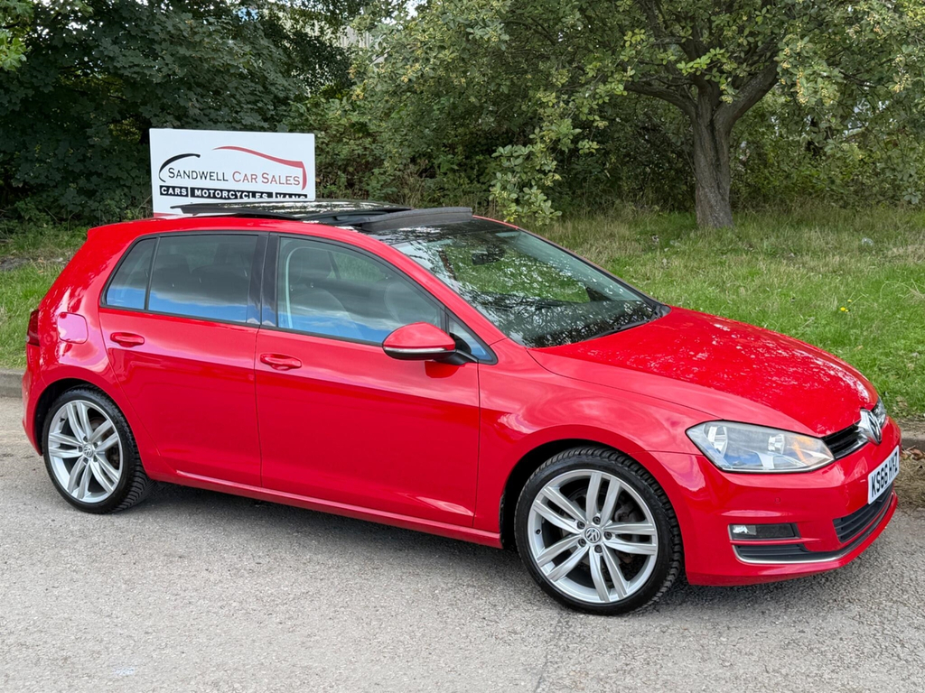 Volkswagen Golf 2.0 Tdi Bluemotion Tech Gt Edition Euro 6 Ss Red #2