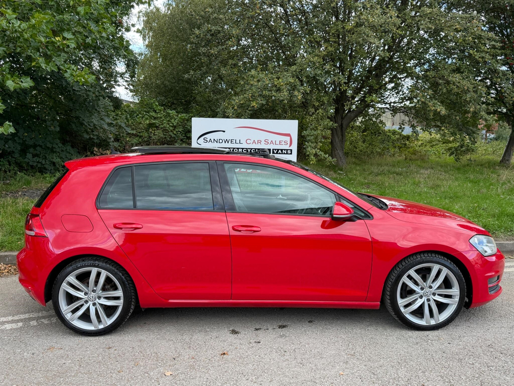 Volkswagen Golf 2.0 Tdi Bluemotion Tech Gt Edition Euro 6 Ss Red #6