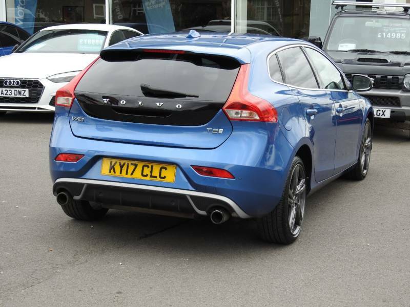 Volvo V40 T2 122 R Design Pro Geartronic - 2017 17 Blue #6