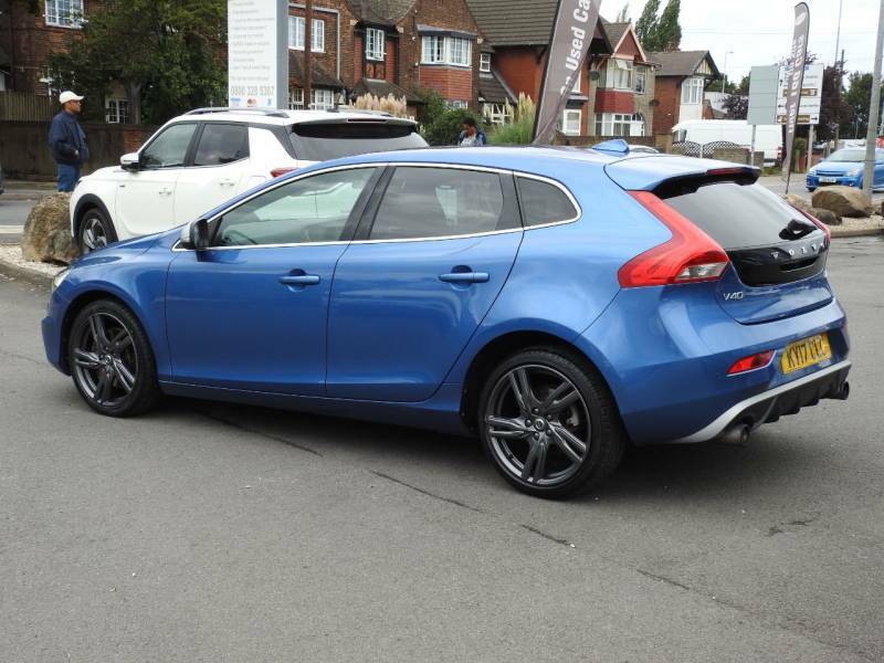 Volvo V40 T2 122 R Design Pro Geartronic - 2017 17 Blue #4