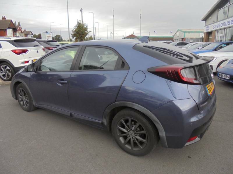Honda Civic 1.6 I-dtec Se Plus Nav - 2016 65 Blue #3