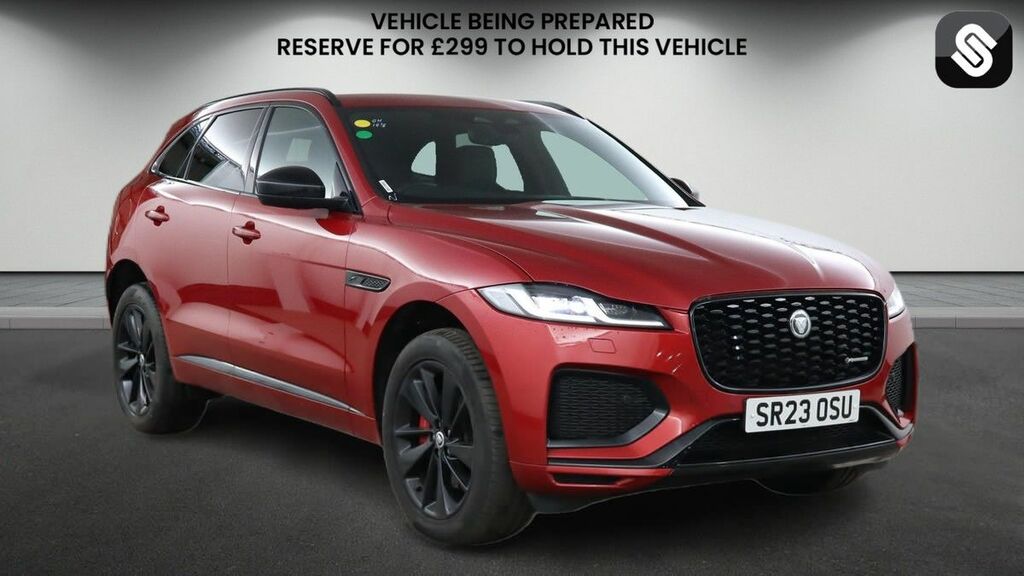 Jaguar F-Pace 2.0 D200 Mhev R-dynamic Se Black Suv Au Red