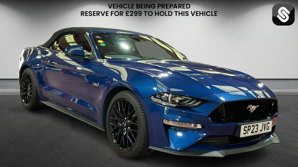 Ford Mustang 5.0 V8 Gt Convertible Selshift Euro 6 Blue
