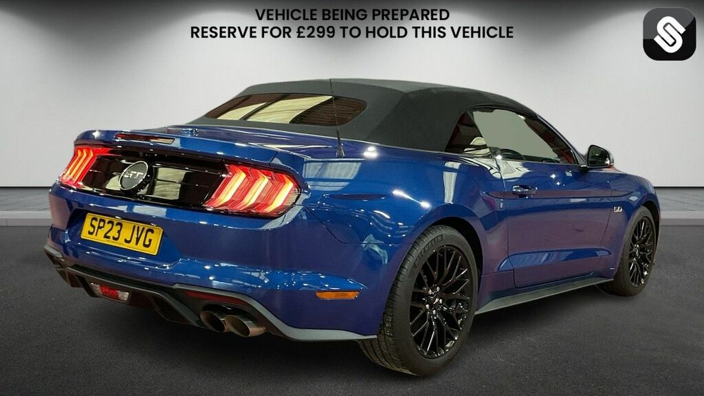 Ford Mustang 5.0 V8 Gt Convertible Selshift Euro 6 Blue #4