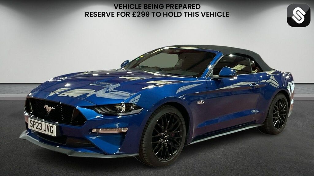 Ford Mustang 5.0 V8 Gt Convertible Selshift Euro 6 Blue #2