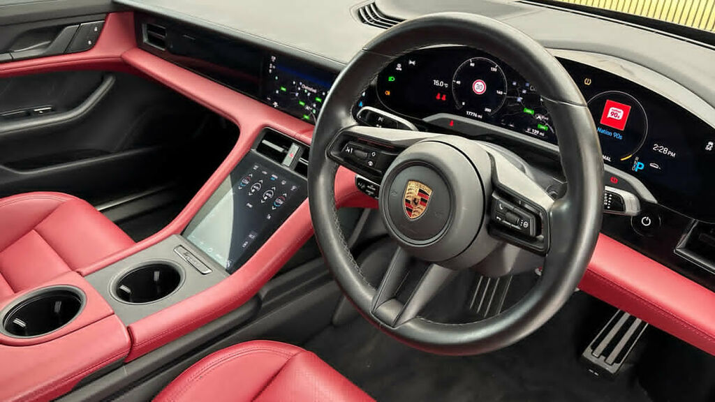 Porsche Taycan Electric Red #17