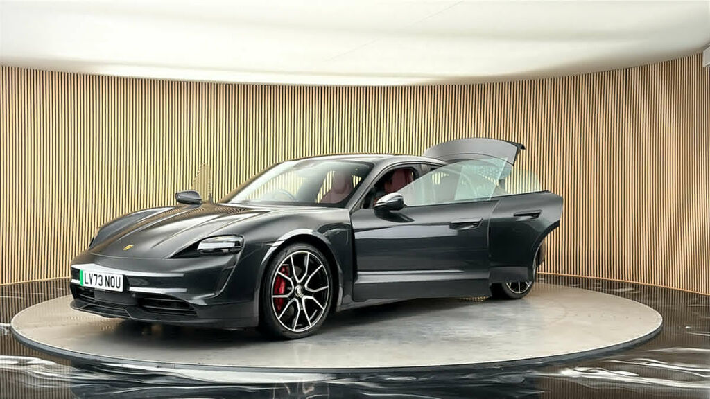 Porsche Taycan Electric Red #21