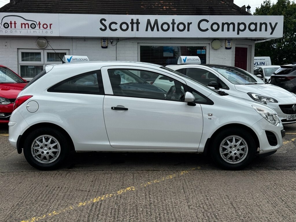 Vauxhall Corsa 1L S White #6
