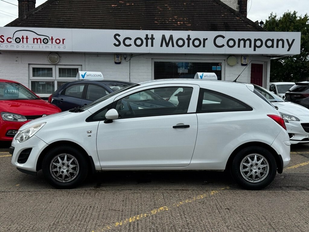 Vauxhall Corsa 1L S White #5