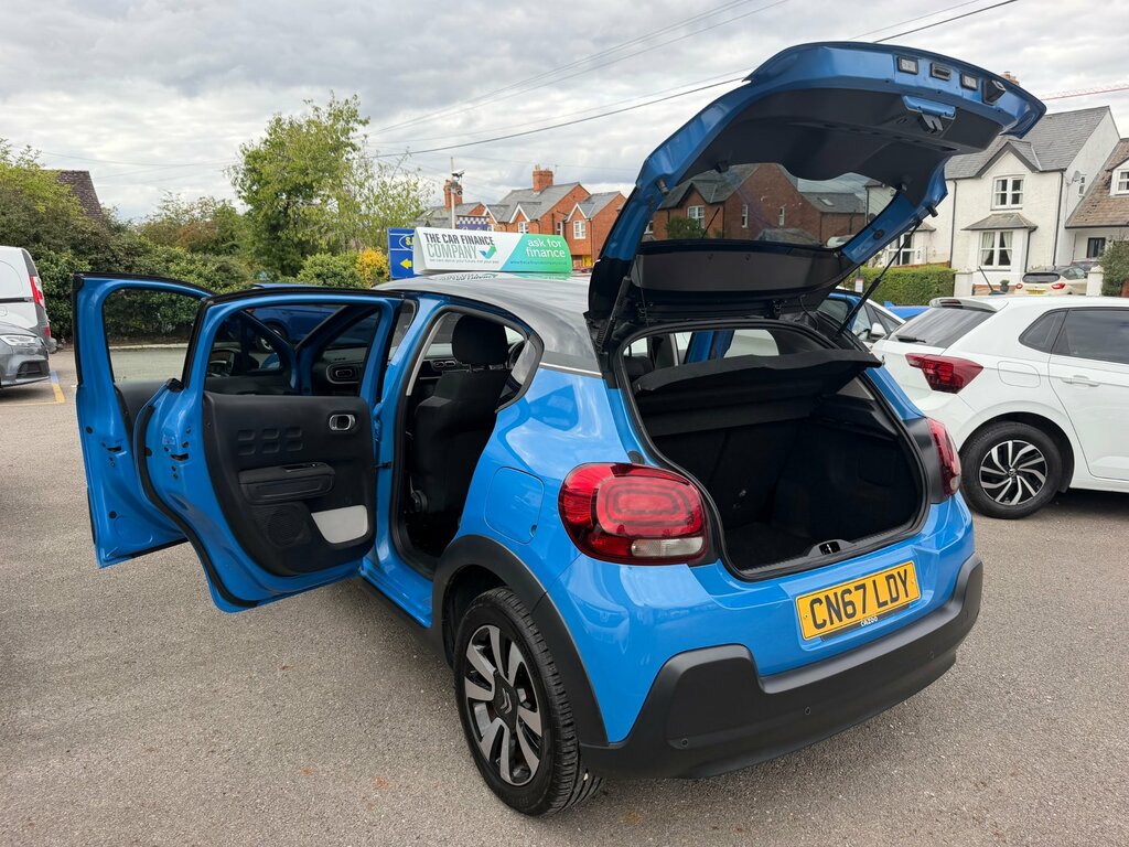 Citroen C3 Hatchback 1.2 Puretech Flair Euro 6 201767 Black #19