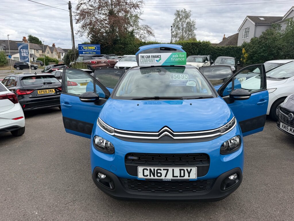 Citroen C3 Hatchback 1.2 Puretech Flair Euro 6 201767 Black #9