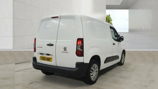Peugeot Partner 1.6 Bluehdi 1000 Professional Standard Panel Van 5 White #4