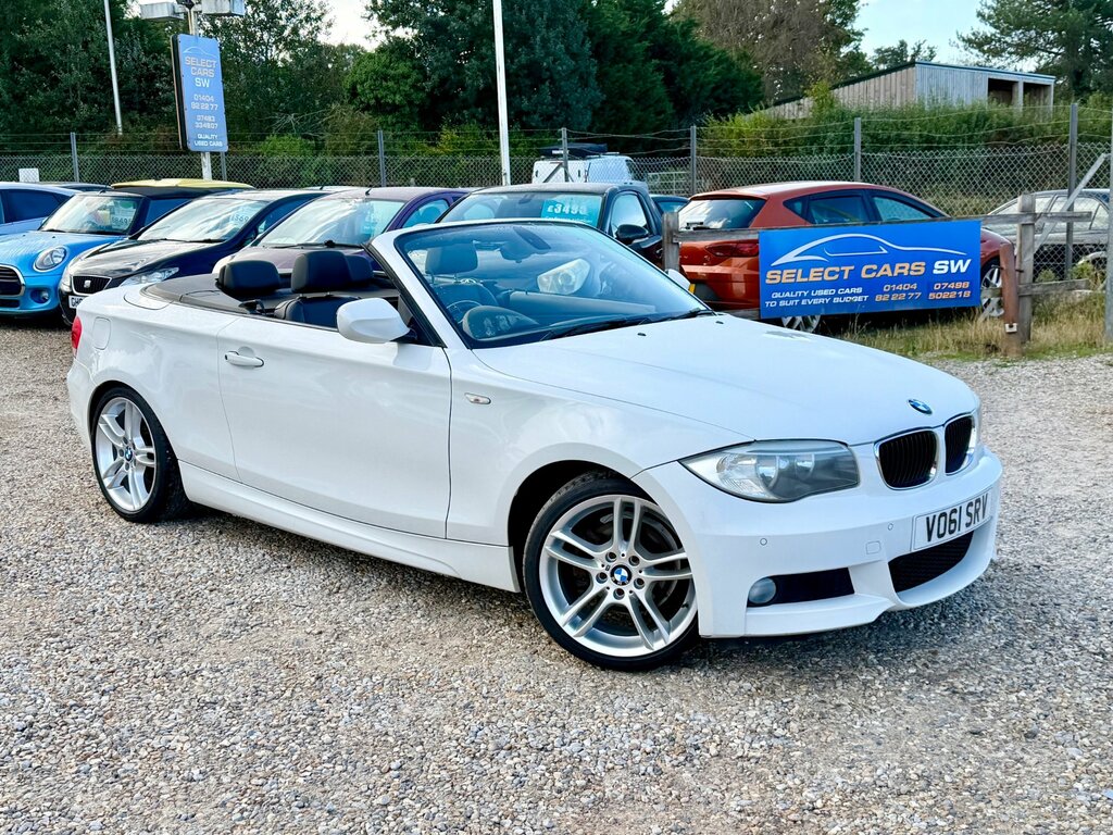 BMW 1 Series 2.0 118D M Sport Convertible Eur White