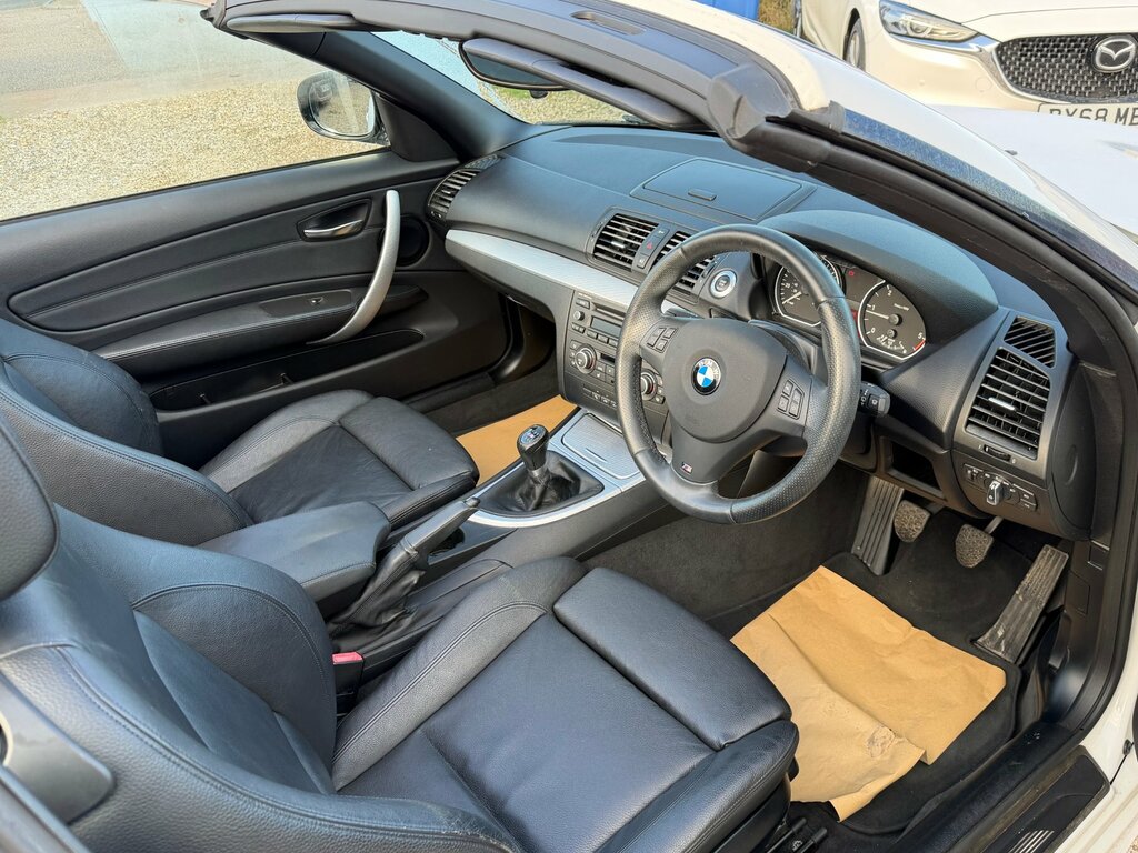BMW 1 Series 2.0 118D M Sport Convertible Eur White #2