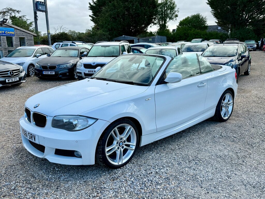 BMW 1 Series 2.0 118D M Sport Convertible Eur White #5