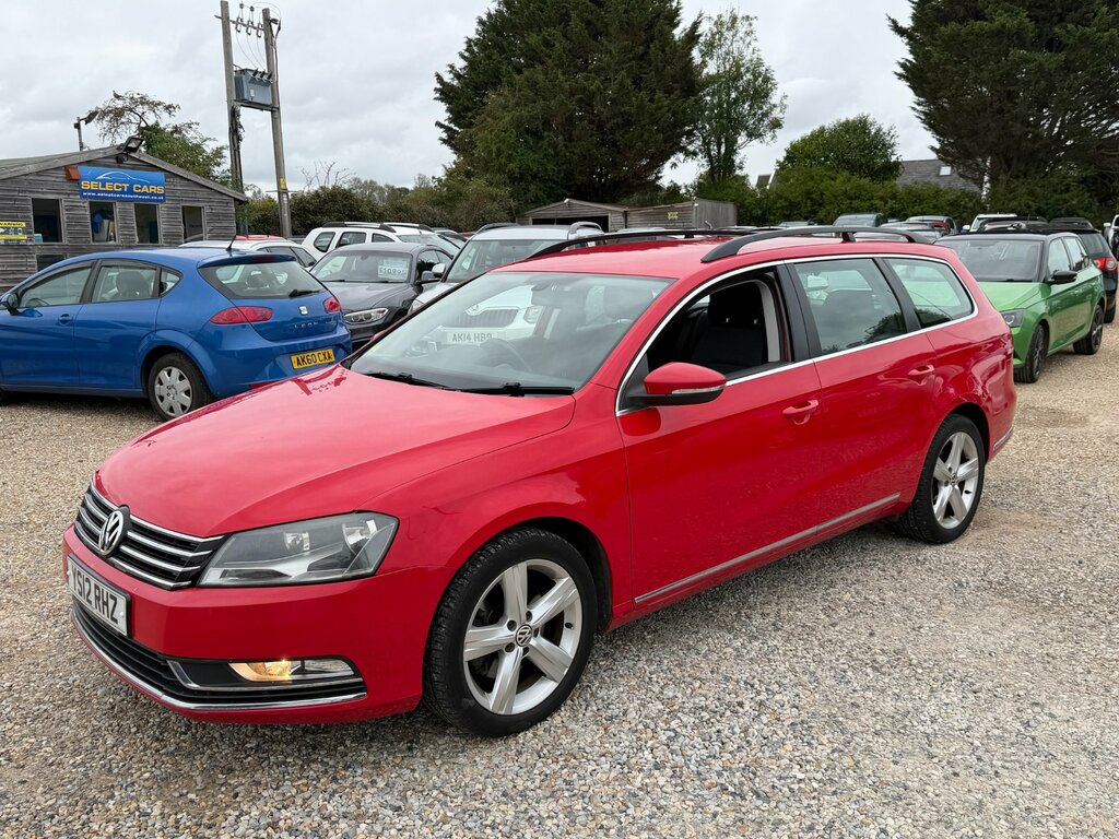 Volkswagen Passat 2.0 Tdi Bluemotion Tech Se Estate Manua Red #5