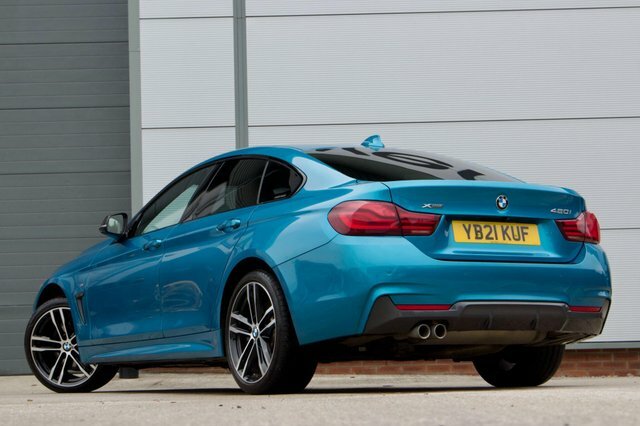 BMW 4 Series Gran Coupe 2021 2.0 420I Gpf M Sport Xdrive Euro 6 Ss Blue #3