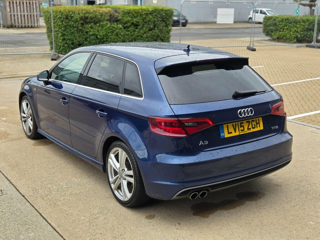 Audi A3 1.4 Tfsi Cod S Line Sportback Euro 6 Ss LV15ZGH Blue #4