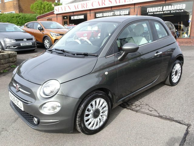 Fiat 500 1.2 Lounge Euro 6 Ss Grey